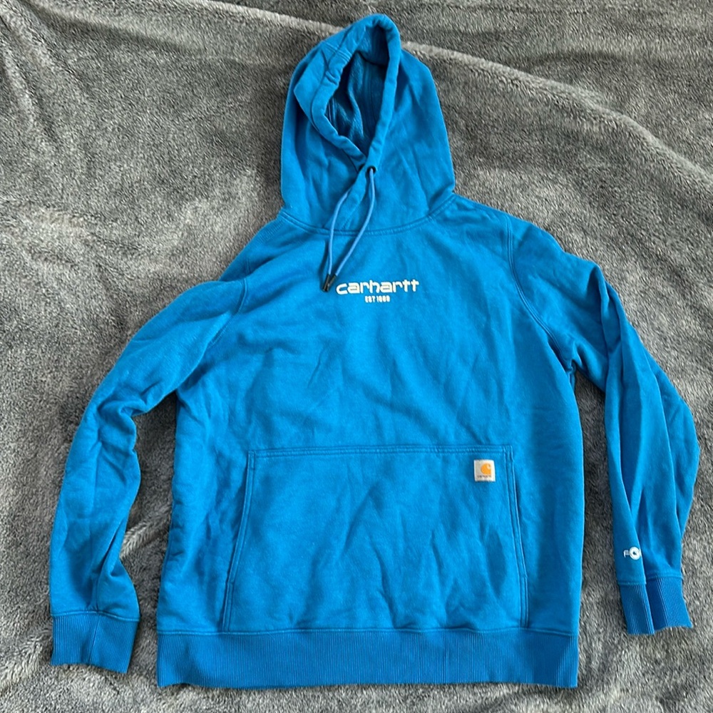 Carhartt Men's Blue Hoodie